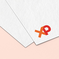 Extra white, heavy weight uncoated paper